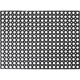 Covor Intrare 60X80 Cm &ndash; Perforat Negru Polyester+Pvc Moftx