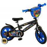 Bicicleta pentru baieti Disney Batman, 12 inch, culoare negru / albastru, frana PB Cod:21138-DR