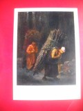 HOPCT 23278 TARANCE CU NUIELE- JEAN FRANCOISE MILLE [ 1814-1875] -MUZEE RUSIA - CP PICTURA --NECIRCULATA