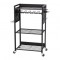 Carucior cu 4 niveluri pentru scule, Vivatechnix max 68 kg, 4 x roti, 560 x 350 x 970 mm, carlige laterale