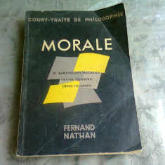 MORALE - M. BARTHELEMY MADAULE (CARTE IN LIMBA FRANCEZA)