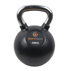 Gantera Kettlebell cauciucata 40kg Sportmann FitLine Training