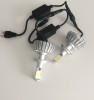 Set 2 Becuri LED H7 Auto, 6000K, 10000 Lm, 36W, Chip COB, 9-32V, Aluminiu, IP65, Racire Activa, Durata 30000 ore