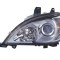 Far Mercedes Clasa ML (W163), 09.2001-07.2005, Electric, tip bec H7+H7, cu motoras,omologare ECE, A1638204661, Dreapta, marca DEPO