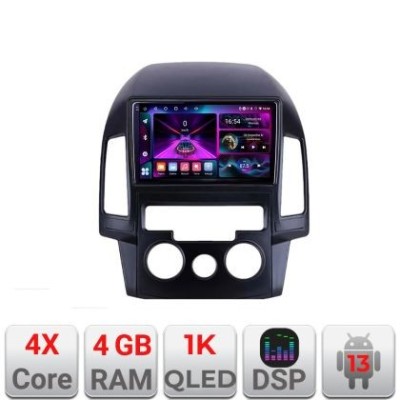 Navigatie Hyundai I30 2009-2012 clima manuala A-I30AC 4+64 InCell Display 1K Android Waze USB Navigatie Internet Youtube Radio CarStore Technology foto