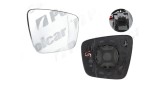Geam oglinda Mercedes Citan 09.20; Nissan Townstar 01.20; Renault Kangoo 05.20, dreapta, incalzire; sticla asferica; sticla crom; 2 gauri / 2 pini;