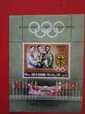 RAS AL KHAIMA, SPORT - COLIȚĂ MNH foto