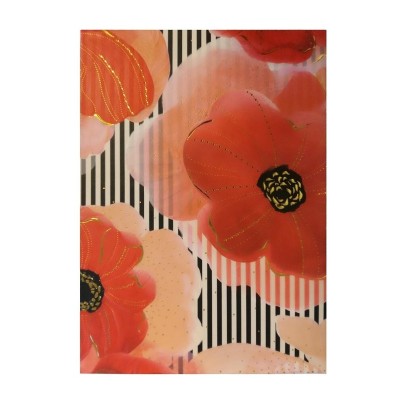 Agenda A6 embosata Flower Red foto