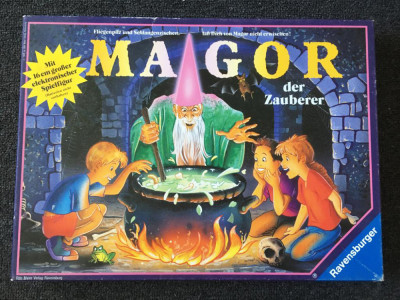Joc vintage Magor Magicianul, complet cu figurina magician, instructiuni germana foto