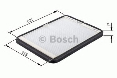 Filtru polen / aer habitaclu SUZUKI GRAND VITARA I Cabriolet (GT) (1998 - 2005) BOSCH 1 987 432 156 foto