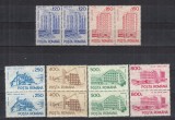 ROMANIA 1991 LP 1269 HOTELURI SI CABANE UZUALE IV PERECHE SERII MNH