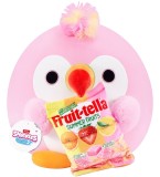 Jucarie de plus, Snackles, The Parrot Sally Fruit-Tella, 35 cm, S2