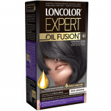 Vopsea de par permanenta Expert Oil Fusion Nr. 4.1, 115ml, Loncolor