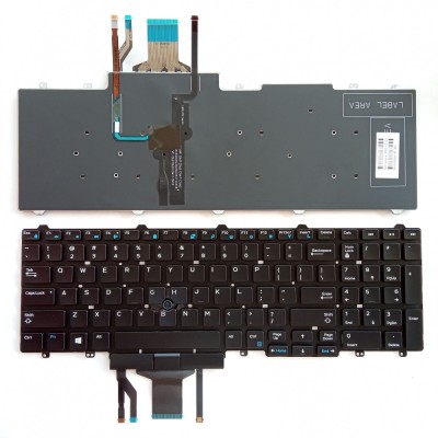 Tastatura US pentru Dell Latitude E5550 E5580 E5590 E5591 P48F P60F foto