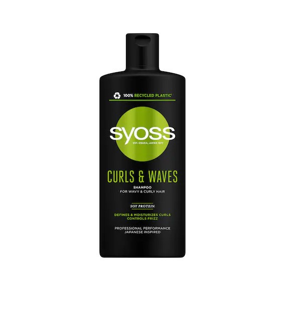 Sampon Syoss Curls&amp;amp;Waves pentru par ondulat, 440 ml