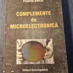 Complemente de microelectronica Floarea Baicu