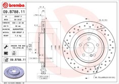 BREMBO 09.B788.11 PRIME LINE - UV Coated Disc frana