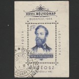 B&eacute;lyegnap 27. J&oacute;kai M&oacute;r (Ziua Marcii Postale 27.) Stampila Prima Zi LP1457 Ungaria 1954