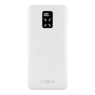 Acumulator Extern 2x USB, Type-C, 20W, 10000mAh - Fixed Zen 10 (FIXZEN-10-WH) - White foto