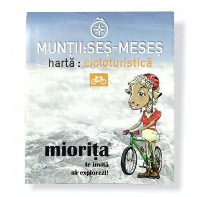 Muntii Ses Meses Harta Cicloturistica M 1 : 100.000 foto