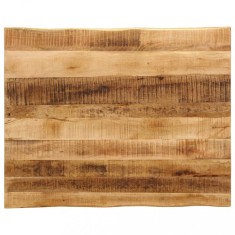 vidaXL Blat de masă contur organic 90x80x2,5 cm lemn masiv mango brut 370675