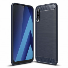 Husa TPU OEM Carbon pentru Samsung Galaxy A50 A505 / Samsung Galaxy A50s A507 / Samsung Galaxy A30s A307, Bleumarin