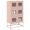 Gossi dulap inalt, roz, 68x39x123 cm, otel
