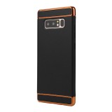 Cumpara ieftin Husa Luxury 3 in 1 Samsung Galaxy Note 8, Negru, Policarbonat, Anti-soc, Amprenta, Praf, Zgarieturi, Alunecare, Carcasa