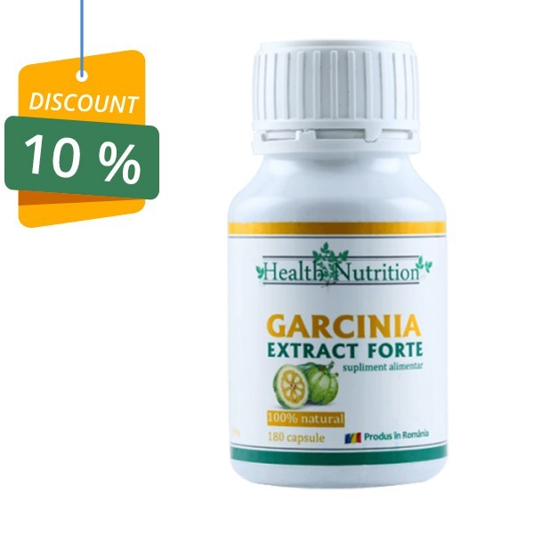 GARCINIA EXTRACT FORTE 100% naturala, 180 capsule GARCINIA EXTRACT FORTE 100% naturala, 180 capsule