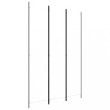 Cumpara ieftin Paravan de camera cu 3 panouri, alb, 150x220 cm, textil