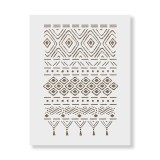 Cumpara ieftin Sablon 900x600x0.7mm Tribal Rug Refolosibil, model MXSP7027