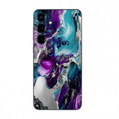 Folie Skin Compatibila cu Samsung Galaxy S24 Wrap Skin Printing Sticker Marble Purple 1