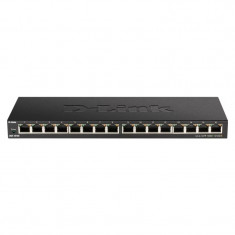 SWITCH D-LINK 16 porturi Gigabit. carcasa metalica &amp;amp;quot;DGS-1016S&amp;amp;quot; (include timbru verde 1.5 lei) foto