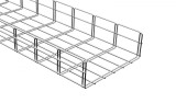 Canal cablu metalic 300x100mm din sarma mesh galvanizat lungime 2m jgheab pentru trasee electrice, ARKYS