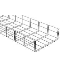 Canal cablu metalic 300x100mm din sarma mesh galvanizat lungime 2m jgheab pentru trasee electrice