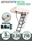 Cumpara ieftin Scara pod DEPOSTEP METAL TERMO MSP pliabila metalica supertermoizolata NEW MODEL