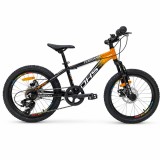 Cumpara ieftin Bicicleta copii DHS Terrana 20 inch, frane disc, portocaliu-negru