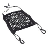 Organizator auto din plasa cu cleme pentru prindere intre scaune, 24.5 x 29 cm, Black