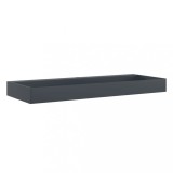 Cumpara ieftin Lavoar antracit 120x46x11 cm conglomerat turnat mineral/marmura