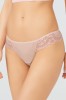 GS1156-152 Chilot tanga elastic cu dantela florala, M, Cottonhill
