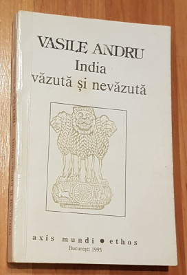 India vazuta si nevazuta de Vasile Andru foto