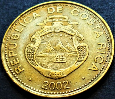 Moneda exotica 50 COLONES - COSTA RICA, anul 2002 * cod 2721 foto