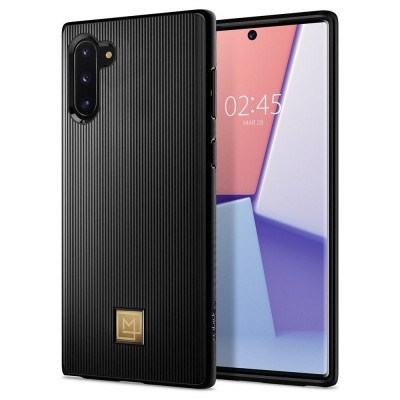Husa Plastic Spigen La Manon Classy pentru Samsung Galaxy Note 10 N970 / Samsung Galaxy Note 10 5G N971, Neagra 628CS27410 foto