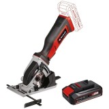 Einhell TE-CS 18/89 Li PXC - Fierastrau circular 89x10 mm + Acumulator Li-Ion 18 V 2.5 Ah