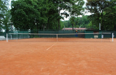 Fileu tenis de camp Standart Double Fileu tenis cu cablu de otel foto