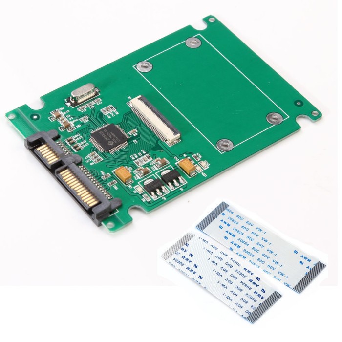 Adaptor convertor SSD / HDD 1.8&quot; ZIF / CE 40pin la SATA 22pini 2.5inch