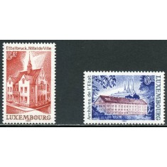 Luxemburg 1980 - Cladiri, arhitectura, serie neuzata