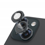 Cumpara ieftin Folie pentru iPhone 15 / 15 Plus, Lito S+ Camera Glass Protector, Black
