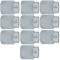 Set de 10 mufe conducta de frana M12x1-5
