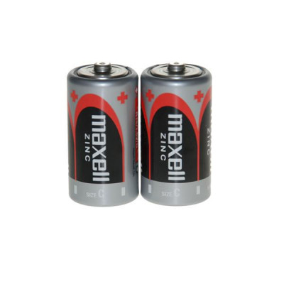 Baterie zinc R14 (C) Maxell, infoliat, 2 bucati foto